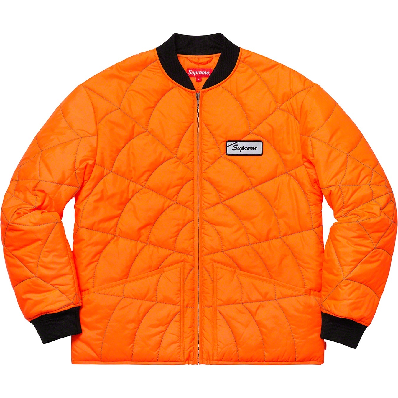 Spider Web Quilted Work Jacket view 15